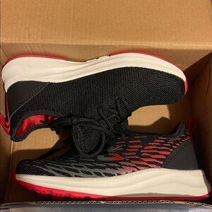 Black and Red Athletic Sneakers Greer Kids Size 11 New